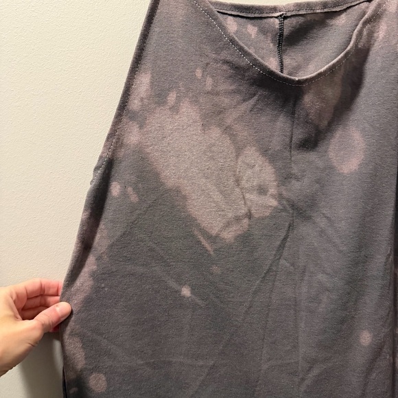 Grey jumper suit handmade ribbed medium acid wash - Picture 6 of 7